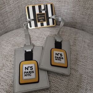 Ruby + Cash Luggage Tags with Paris NYC Design